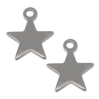 Stainless Steel Extender Chain Drop Star original color Approx 1.2mm Sold By Lot