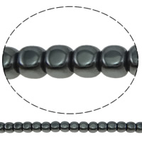 Nicht-magnetische Hämatit Perlen, Non- magnetische Hämatit, Würfel, verschiedene Größen vorhanden, schwarz, Bohrung:ca. 1mm, Länge:ca. 15.7 ZollInch, verkauft von Menge