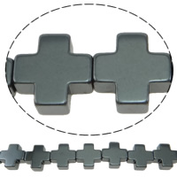 Non Magnetic Hematite Beads Cross black Approx 1mm Length Approx 15.7 Inch Sold By Lot