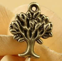 Tree Of Life Pendants, Tibetan Style, antique bronze color plated, nickel, lead & cadmium free, 22x17mm, Hole:Approx 1.5-2.5mm, 200PCs/Bag, Sold By Bag