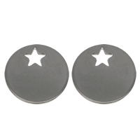 Stainless Steel Extender Chain Drop, Flat Round, original color, 13x1mm, Hole:Approx 2.5mm, 1000PCs/Lot, Sold By Lot