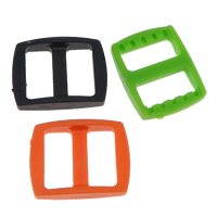 Plastic Buckle, Rectangle, more colors for choice, 25.50x20x4.50mm, Hole:Approx 16x7mm, 200PCs/Lot, Sold By Lot