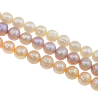 Perles de nacre rondes de culture d'eau douce, perle d'eau douce cultivée, naturel, plus de couleurs à choisir, Niveau AA, 11-12mm, Trou:Environ 0.8mm, Vendu par Environ 15.7 pouce brin