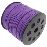 Cordon de laine, corde de laine, violet, 2.50x1.50mm, Longueur:100 Yard, Vendu par PC