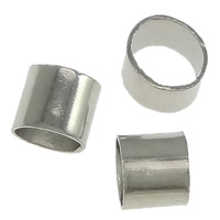 Brass Crimp Bead Column platinum color plated nickel lead & cadmium free Approx 2.5mm Sold By Lot