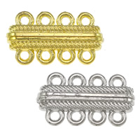 Brass Magnetic Clasp Rectangle plated nickel lead & cadmium free Approx 2mm Sold By Lot
