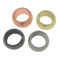 Brass Large Hole Bead, Rondelle, plated, matte, more colors for choice, nickel, lead & cadmium free, 5.50x9mm, Hole:Approx 6mm, 100PCs/Lot, Sold By Lot