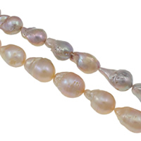 Perlas Cultivadas Nucleadas de Agua Dulce, Keishi, natural, más colores para la opción, Grado AAA, 15-18mm, agujero:aproximado 0.8mm, Vendido para aproximado 15.7 Inch Sarta