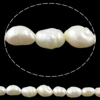 Riso coltivato in perla d'acqua dolce, perla d'acquadolce coltivata naturalmente, naturale, bianco, grado A, 3-4mm, Foro:Appross. 0.8mm, Venduto per Appross. 15 pollice filo