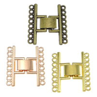 Zinc Alloy Fold Over Clasp plated nickel lead & cadmium free Approx 1mm Sold By Lot
