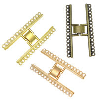 Zinc Alloy Fold Over Clasp plated nickel lead & cadmium free Approx 1mm Sold By Lot