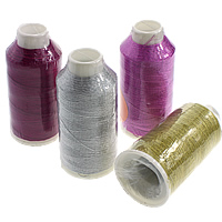 Purl Nonelastic Thread, with plastic spool, 3-yarn, more colors for choice, 0.50mm, 200m/PC, Sold By PC