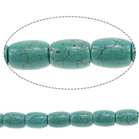 Turquoise Beads, egg, turquoise blue, 16x12mm, Hole:Approx 1mm, Length:Approx 16 Inch, 10Strands/Lot, Approx 25PCs/Strand, Sold By Lot
