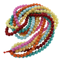 Natural Jade Beads, Mashan Jade, Round, more colors for choice, 8mm, Hole:Approx 1mm, Length:Approx 16 Inch, 20Strands/Lot, Sold By Lot