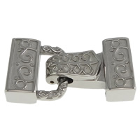 Stainless Steel Magnetic Clasp, with end cap, original color, 27x14x7mm, Hole:Approx 12x4.3mm, 10PCs/Lot, Sold By Lot