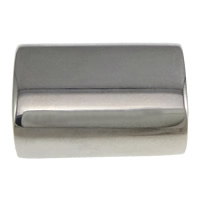 Fermoir magnétique en acier inoxydable, rectangle, couleur originale, 17x12x8mm, Trou:Environ 9x5mm, 20PC/lot, Vendu par lot