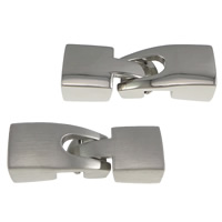 Stainless Steel Clasp, different styles for choice, original color, 35x12x5mm, Hole:Approx 10x3mm, 10PCs/Lot, Sold By Lot