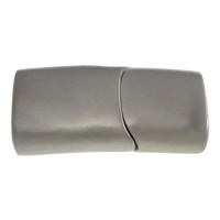 магнитная  застежка  из нержавеющей стали, нержавеющая сталь, Прямоугольная форма, оригинальный цвет, 29x14x8mm, отверстие:Приблизительно 12x6mm, 20ПК/Лот, продается Лот