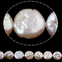 Coin Kulturan Slatkovodni Pearl perle, Novčić, prirodan, svijetlo ljubičasta, 11-12mm, Prodano Per 14.5 inčni Strand