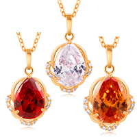 Gets® Jewelry Pendant, Brass, 18K gold plated, with cubic zirconia & faceted, more colors for choice, nickel, lead & cadmium free, 15x18mm, Hole:Approx 3-5mm, 5PCs/Bag, Sold By Bag