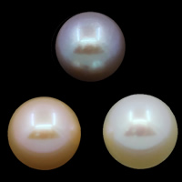 Perles nacres sans trou de culture d'eau douce, perle d'eau douce cultivée, Rond, naturel, aucun trou, plus de couleurs à choisir, grade AAA, 8-9mm, Vendu par PC