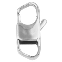 Stainless Steel Lobster Claw Clasp original color Approx Sold By Bag