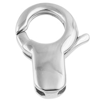 Stainless Steel Lobster Claw Clasp original color Approx Sold By Bag