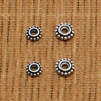 Thailand Sterling Silver Spacer Bead, Flower, different size for choice, Sold By Lot