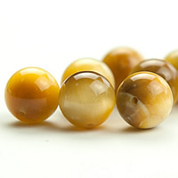 Tiger Eye Beads, Runde, forskellig størrelse for valg, Grade AAAAAA, Solgt af Lot