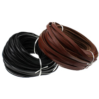 Cowhide Cord, more colors for choice, 10x2.50mm, 50m/Lot, Sold By Lot