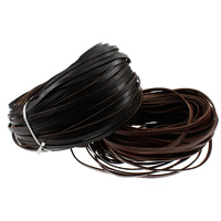 Cowhide Cord, more colors for choice, 7x2.50mm, 100m/Lot, Sold By Lot