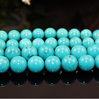 Natural Turquoise Beads, Round, different size for choice, Sold By Lot