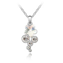 CRYSTALLIZED™ Element Crystal Necklace with Zinc Alloy platinum plated Crystal Sold Per Approx 17-20 Inch Strand