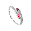 CRYSTALLIZED™ with Zinc Alloy platinum plated Rose Inner Approx Length Approx 7 Inch Sold By PC