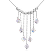 CRYSTALLIZED™ Element Crystal Necklace Zinc Alloy with CRYSTALLIZED™ with 5cm extender chain platinum plated lead & cadmium free Sold Per Approx 15.75 Inch Strand