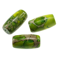 Impression Jasper Beads, Oval, natural, 27x14mm, Hole:Approx 1.2mm, 10PCs/Lot, Sold By Lot