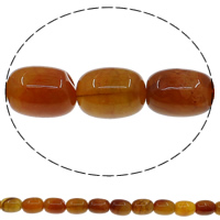 Natural Coffee Agate Beads, Column, 13x18mm, Hole:Approx 1mm, Length:Approx 15 Inch, 10Strands/Lot, Approx 23PCs/Strand, Sold By Lot