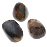 Natural Tiger Eye Beads, no hole, 15-40mm, 2KG/Lot, Approx 40PCs/KG, Sold By Lot