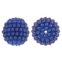 Perles en plastique, Rond, démontage et le montage & couleur solide, plus de couleurs à choisir, 20mm, Trou:Environ 2mm, 100PC/sac, Vendu par sac
