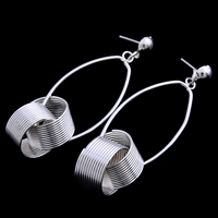 Gets® Jewelry Earring Brass stainless steel post pin platinum plated nickel lead & cadmium free Sold By Pair