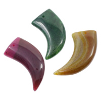 Dragon Veins Agate Pendant, mixed, 30-50mm, 52-60mm, Hole:Approx 1mm, 20PCs/Bag, Sold By Bag