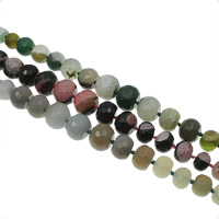 Agate Beads, Rondelle, graduated beads & faceted, more colors for choice, 10x6mm-20x15mm, Hole:Approx 1mm, Approx 41PCs/Strand, Sold Per Approx 20.4 Inch Strand