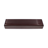 Wood with Velveteen Rectangle painted dark red Sold By Bag