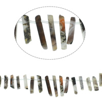 Agate Beads, 12x7x6mm-30x24x26mm, Hole:Approx 1mm, Approx 28PCs/Strand, Sold Per Approx 15.7 Inch Strand