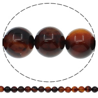 Natural Miracle Agate Pärlor, Rund, naturlig, olika storlek för val, Hål:Ca 1mm, Längd Ca 15.7 inch, Säljs av Bag