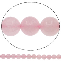 Pink Agate Beads Round natural Approx 1mm Length Approx 15.7 Inch Sold By Bag