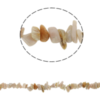 Gemstone Jewelry Beads, Sunstone, Nuggets, 5-8mm, Hole:Approx 0.8mm, Approx 260PCs/Strand, Sold Per Approx 37 Inch Strand