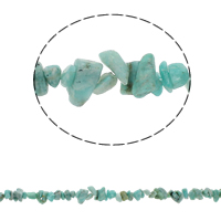 Natural Amazonite Beads, Chips, 5-8mm, Hole:Approx 0.8mm, Approx 260PCs/Strand, Sold Per Approx 34.6 Inch Strand