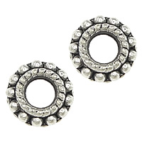 Tibetan Style Spacer Beads, Flower, antique silver color plated, nickel, lead & cadmium free, 8x8x2.50mm, Hole:Approx 3.5mm, 1000PCs/Lot, Sold By Lot