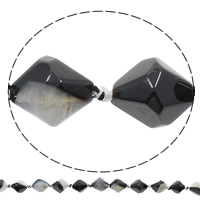 Natural Dragon Veins Agate Beads Bicone faceted Approx 1mm Length Approx 17.3 Inch Approx Sold By Bag